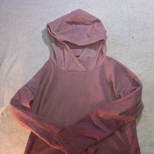 Ombré pink hoodie